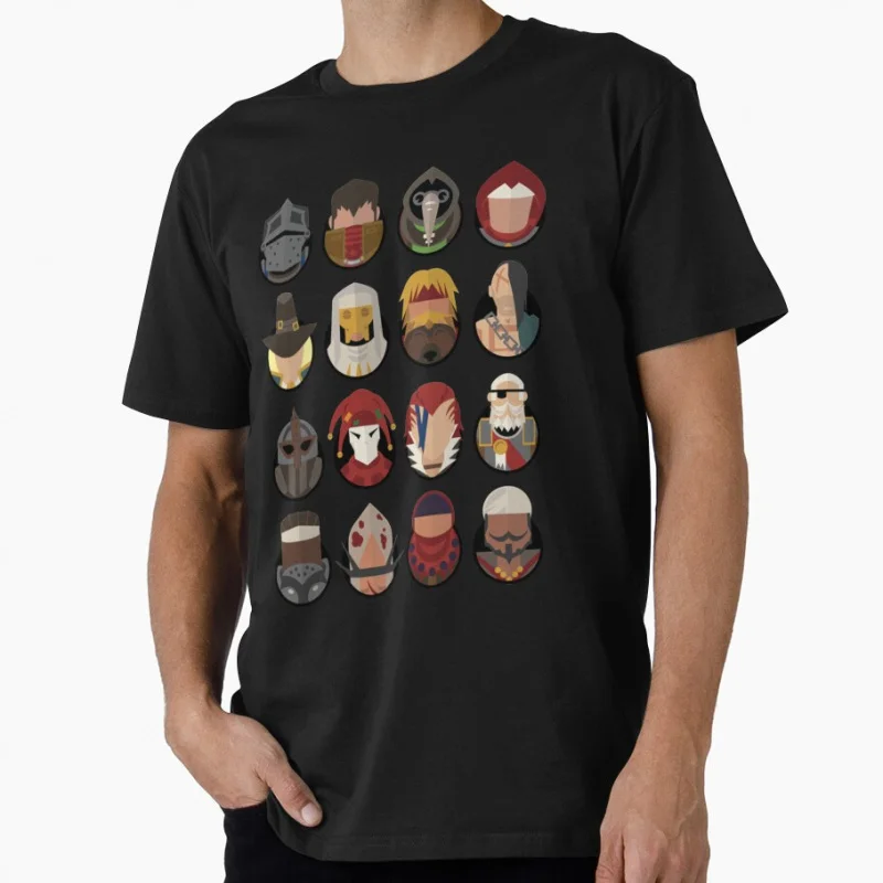 

Special Edition Darkest dungeon Retro Video game Anime gift t shirt for man Cartoon Graphic Clothes 100% cotton All size Tops