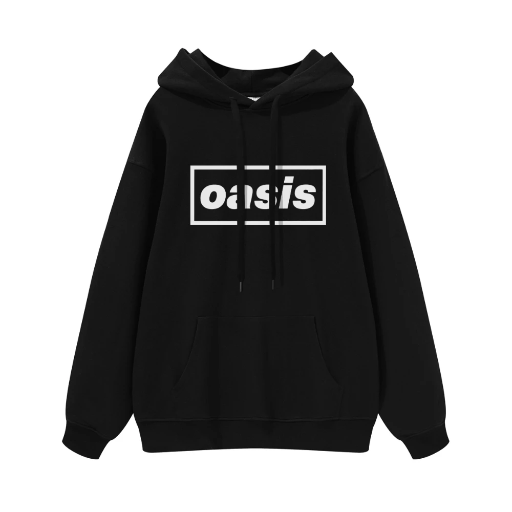 Oasis Britpop Rock Band Cotton Fleece Hoodie Unisex Men Women Fans Essentials Autumn Winter Hooded Sweater New Arrival Pullover