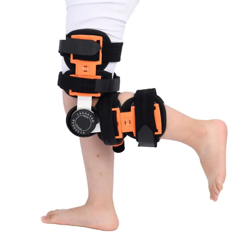 Adjustable knee joint fixation brace for children Postoperative support and protection for knee joint fractures Leg ligament