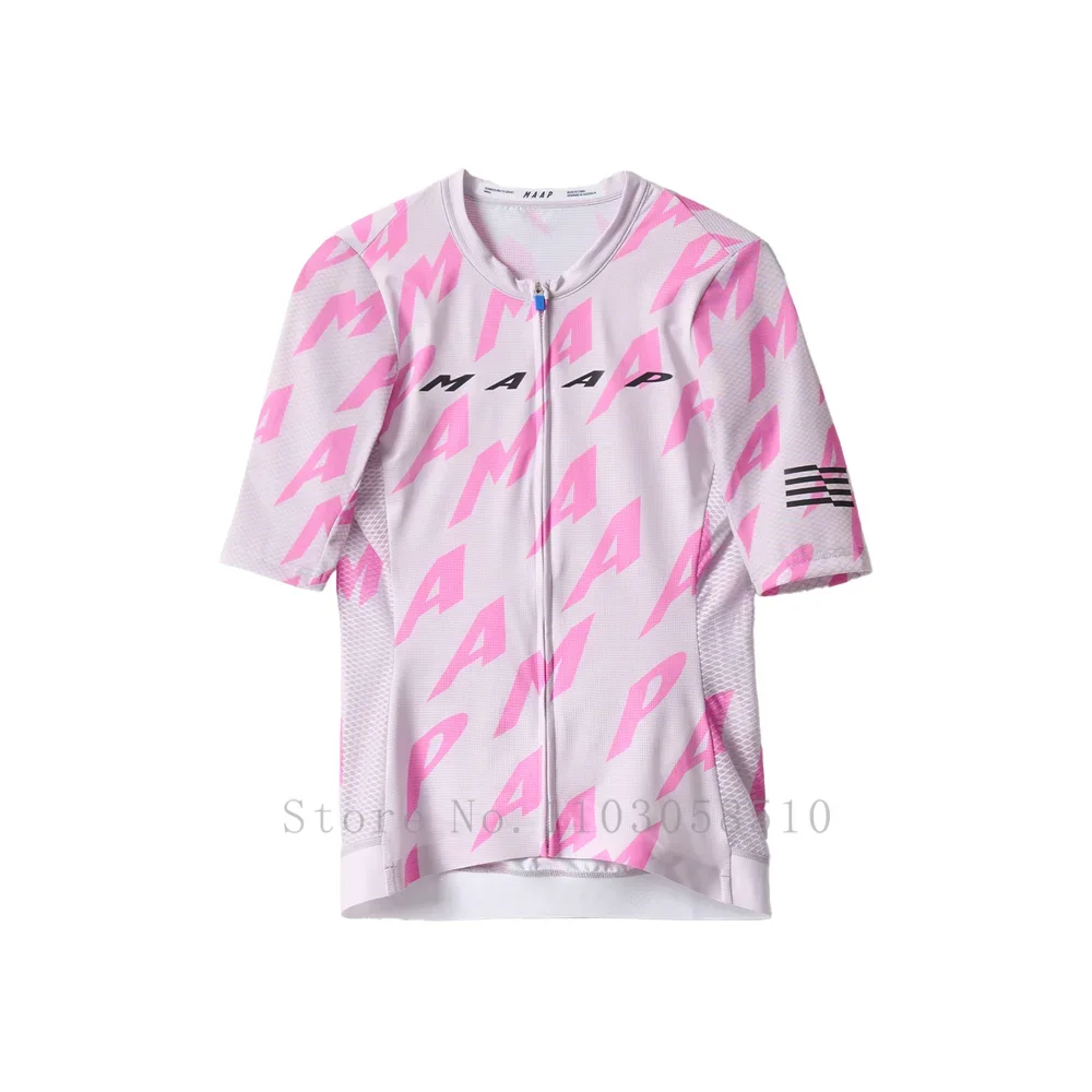 Summer Cycling Jersey Short Sleeve Quick-dry Men's Bicycle Riding Shirts with 3 Pockets Full Zipper MTB Clothing high quality