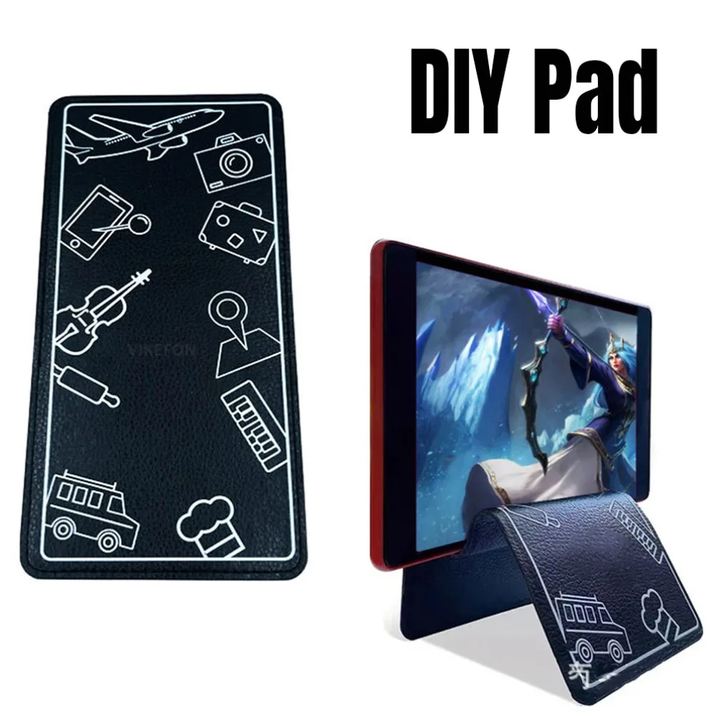 

Настольный держатель для телефона, 1 шт., граффити, крепление для планшета, украшение для iPhone 16, 15, 14, 13, 12, Samsung Xiaomi, iPad, кронштейн для мобильного телефона