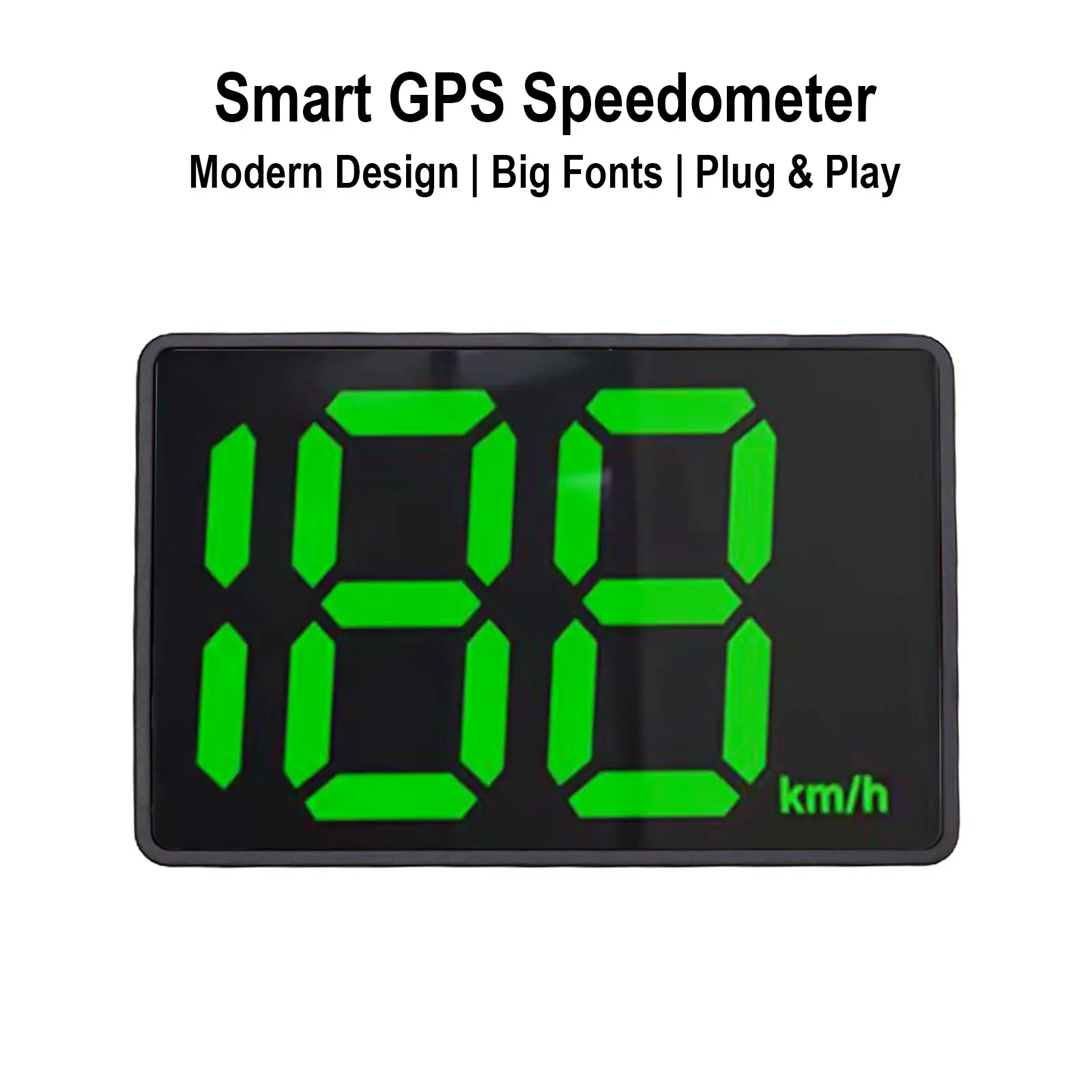 5V Digital for gps Speedometer HUD Head Up Display KMH for Cars Featuring Quick Speed Refresh and Reliable for satellite