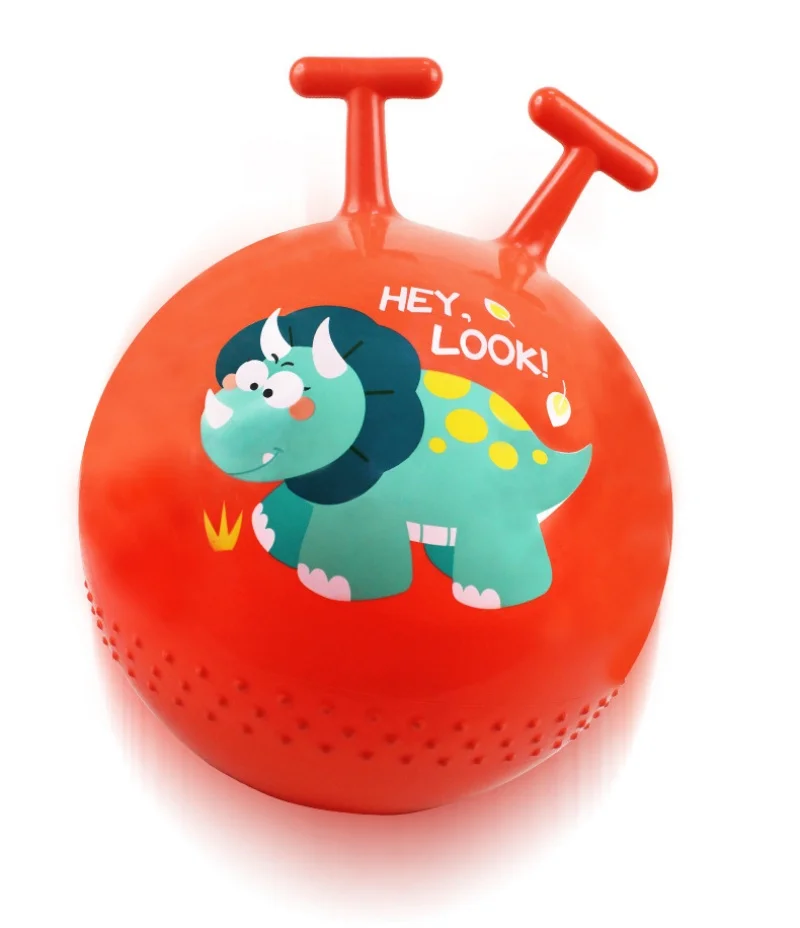 Brinquedos de salto bola de salto para meninos meninas bola de funil brinquedo 45cm bola de funil inflável com alça bola quicando bolas saltitantes