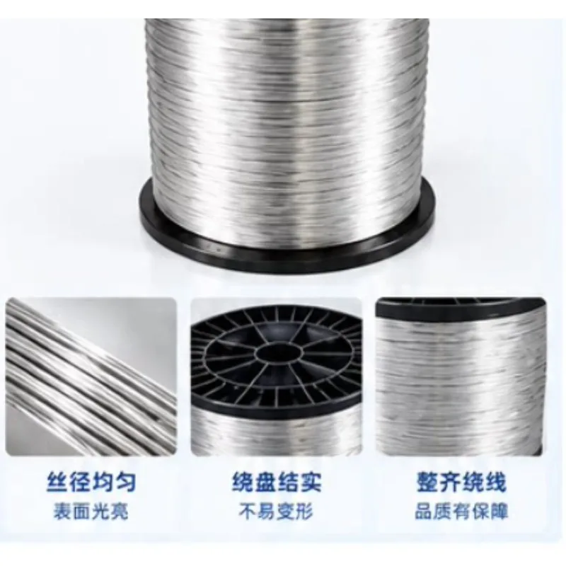 10M Cr20Ni80 Nichrome Heating Wire, 0.1-1mm Diameter Resistance Alloy Wire, Foam Cutting Heating Wire for DIY Heat Elements