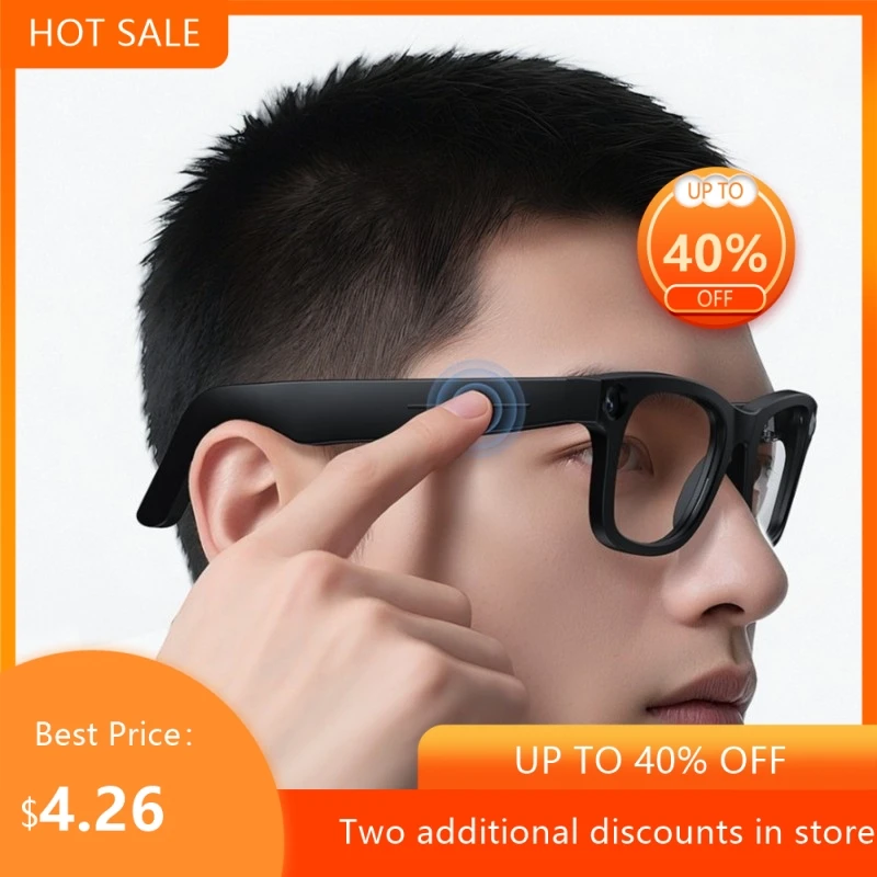 Echowear Smart 800W High-definition Anti Shake Intelligent Camera Bluetooth Camera Camera Recognition Translation Glasses 2026