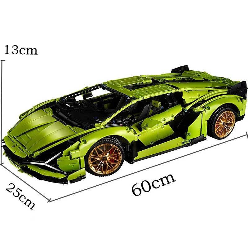 3696PCS Technicaled Lamborghinied Building Blocks Technical Car Model Compatible 42115 SIAN Roadster Bricks Kit Boys Toys Gifts