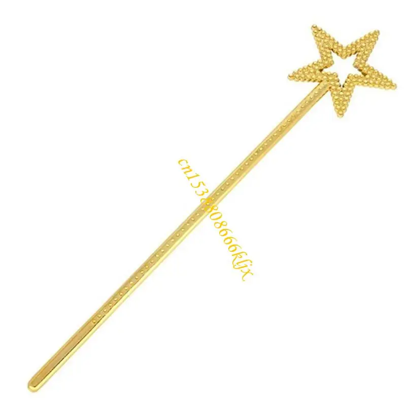 13.77 pulgadas Star Wand, Kids Princess Princess Angel Wand Warys Wand Star Magics Varita para Halloween Christmas Cosplay 066c