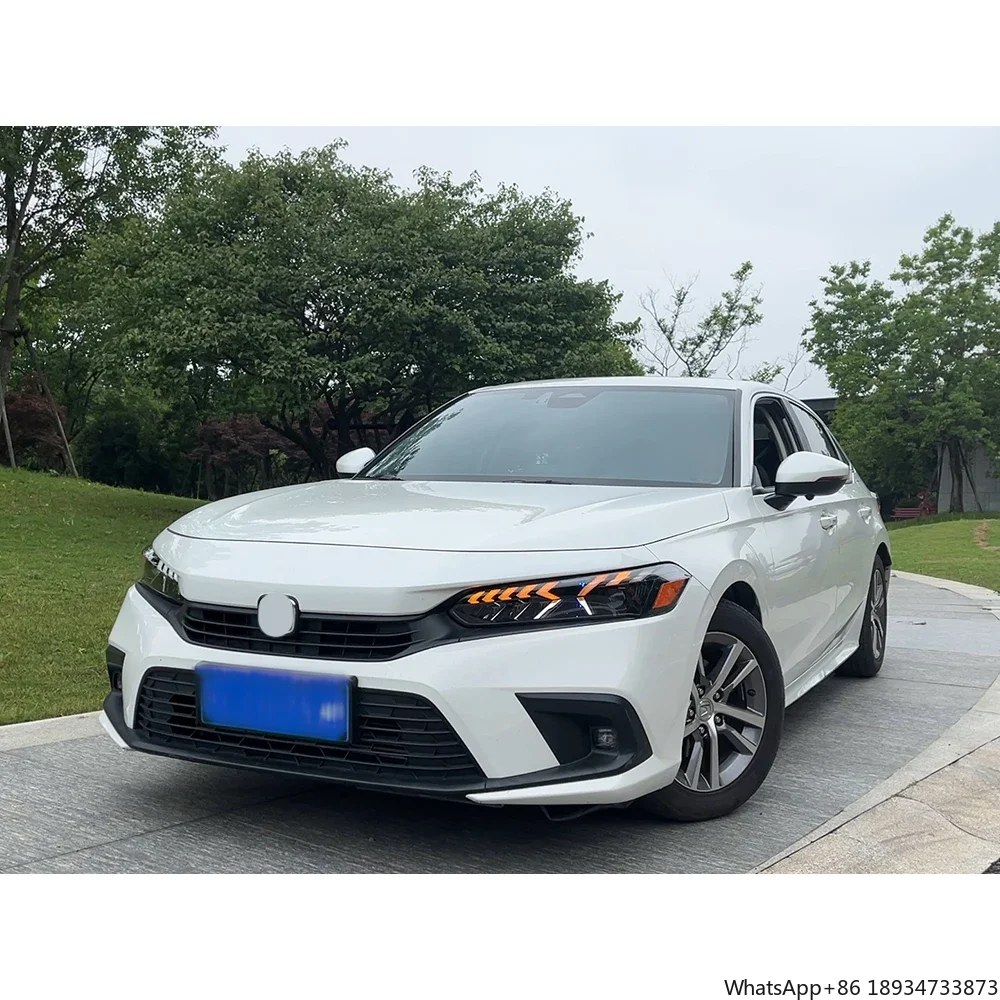 كامل Led رئيس ضوء مصباح كشافات المصباح لهوندا سيفيك سيتي 2022 2023 11 الجيل