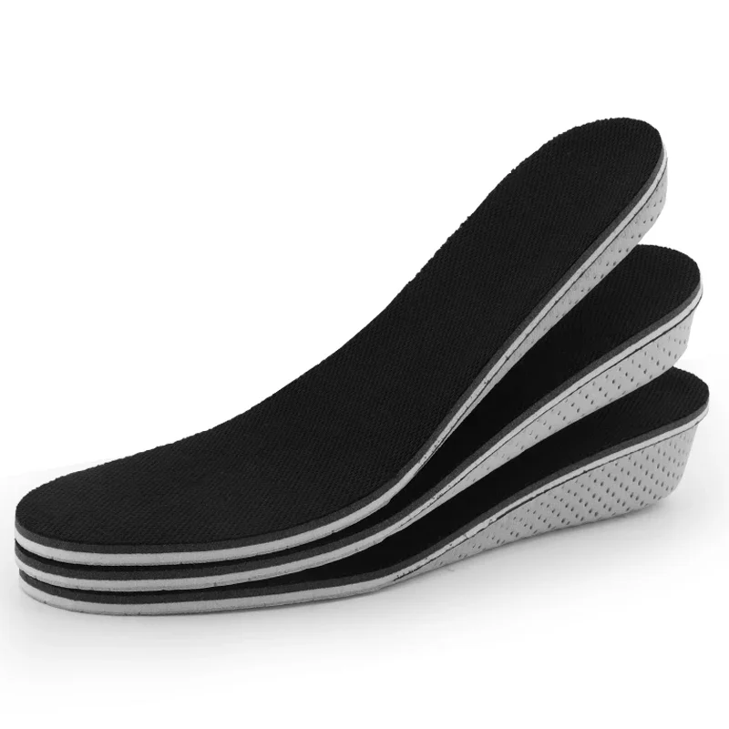 Height Increase Insole Casual Breathable Memory Foam Heel Lifting Inserts Lifts Shoes Pads Elevator Insoles  Unisex