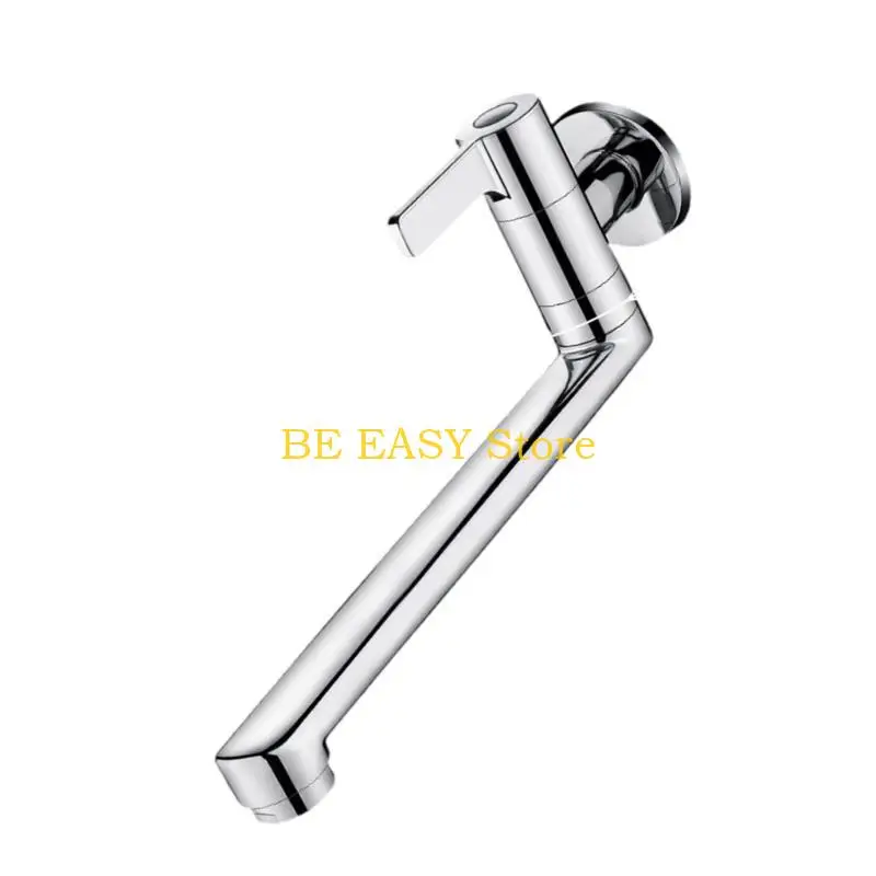 

E28F Wall Mounted Sturdy Brass Materials Cold Water Tap for Kitchens Supplies and Bathrooms with Ergonomic Portable Designs
