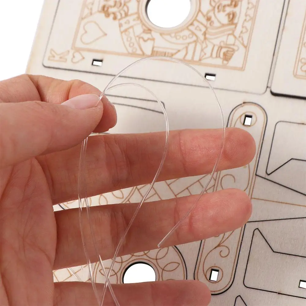 Assemblage en bois bricolage ensemble magique cerveau en bois doigt tour de magie jouet classique coloré boîte à crayons magique enfants et adultes