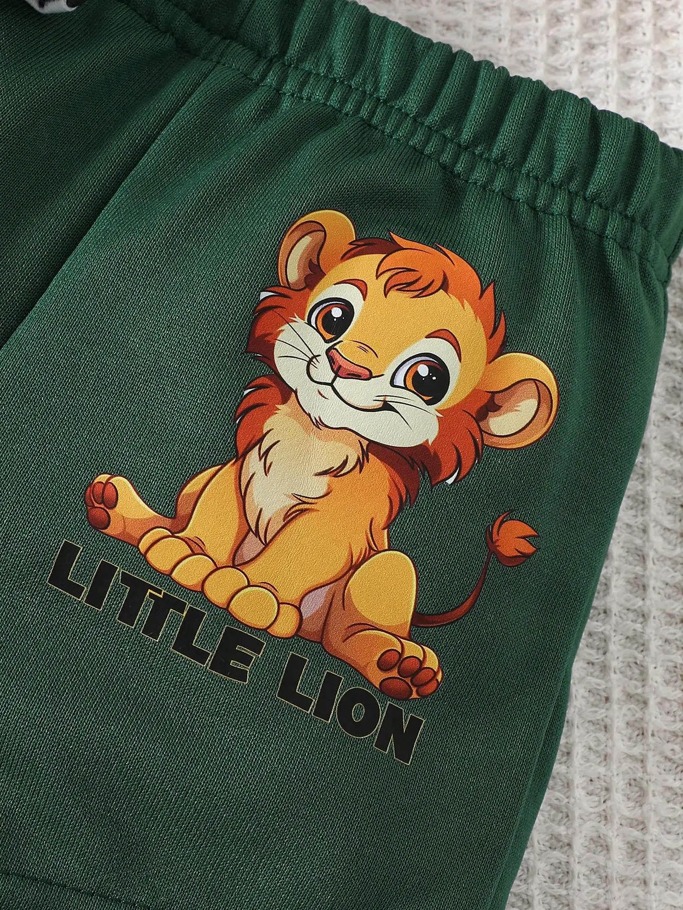 Summer Children Sets Boy Fun Cartoon Bear Print Short-sleeved T-shirt Shorts Fashion Round Neck Tracksuits Baby Boy Clothing