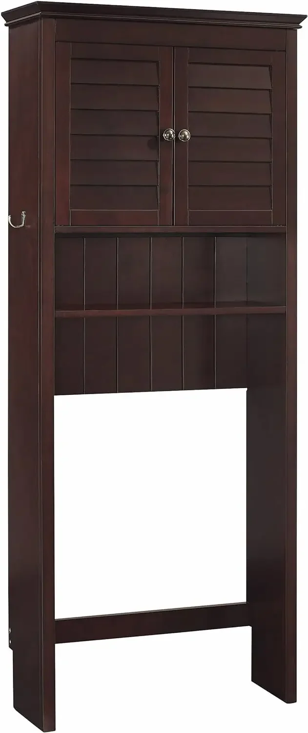 Crosley Furniture Lydia Space Saver Bathroom Cabinet, Espresso