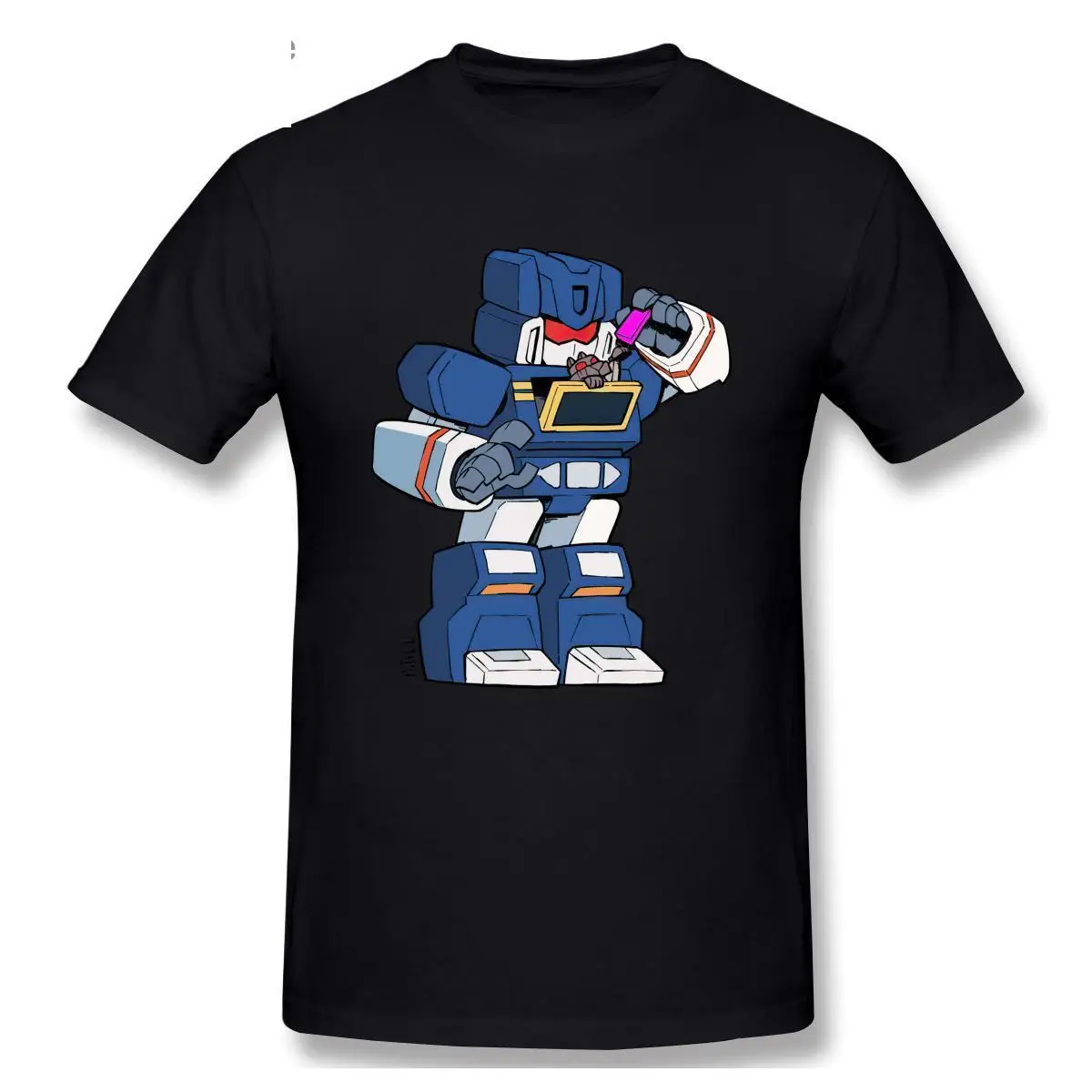 Soundwave And Kitty Ravage Cool And Funny Short Sleeved Casual Fashion Cotton T-shirt Tee Shirts