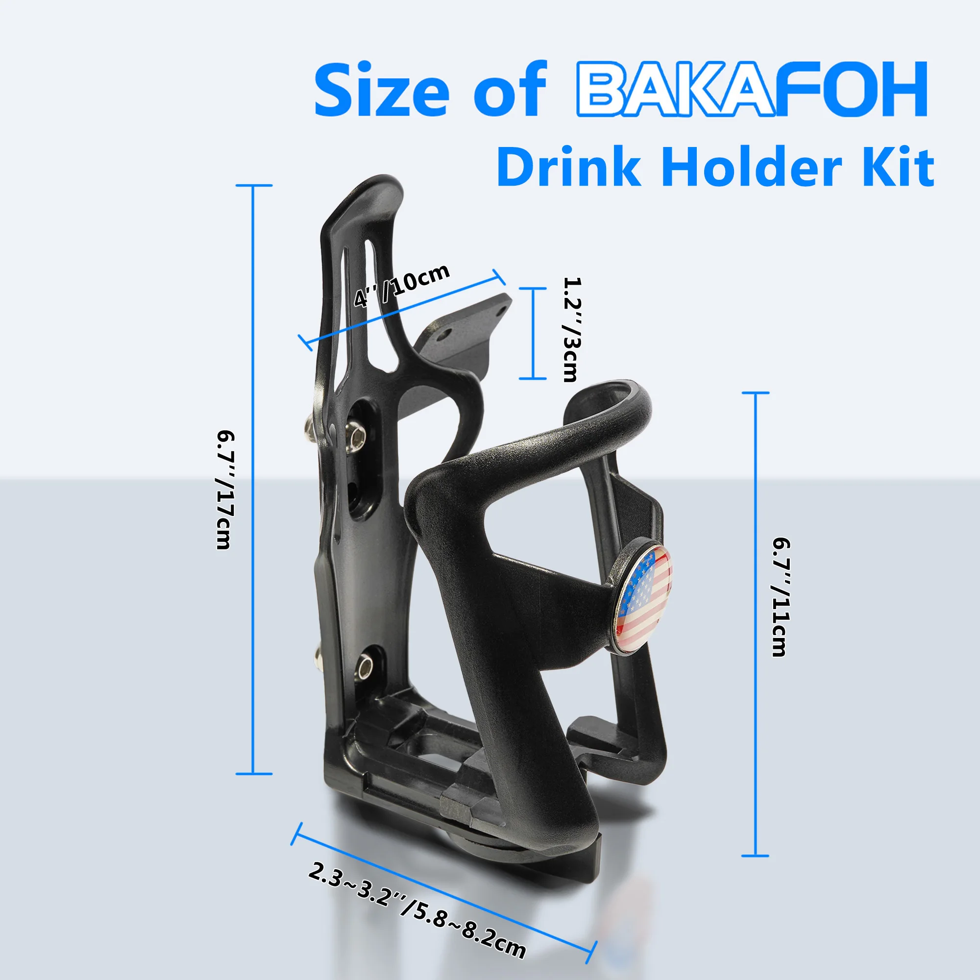 Driver Handlebar Mounted Ajustable Drink Bottle Holder Expander Kit for Can Am Spyder F3/F3-S/F3-L/F3-T 2015+ Models Cup Holder