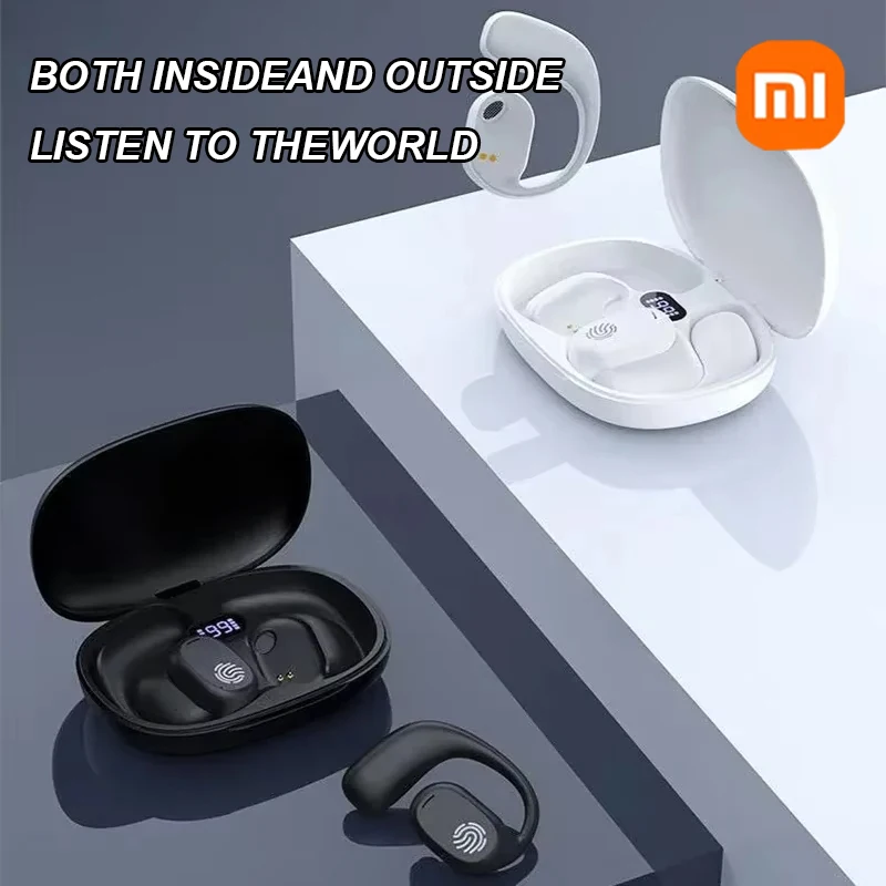 Xiaomi HiFi 9D Stereo Bluetooth 5.3 Bone Conduction Earphones Wireless Sports Earbuds Waterproof Touch Control Noise Reduction