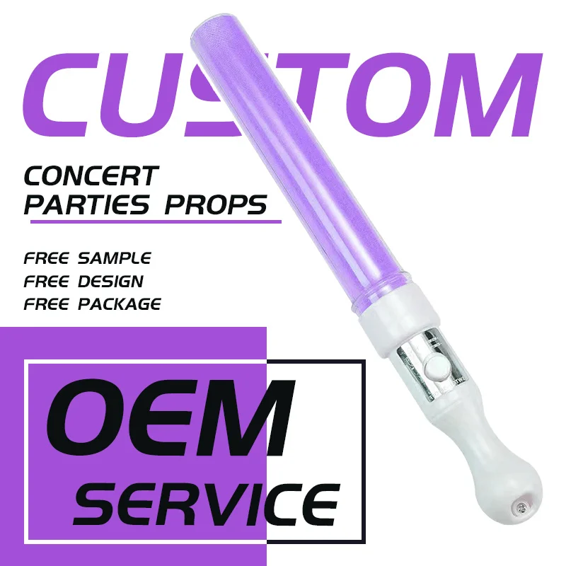 

Custom Color LED Light Stick For Festival Party Events Concerts Support Props