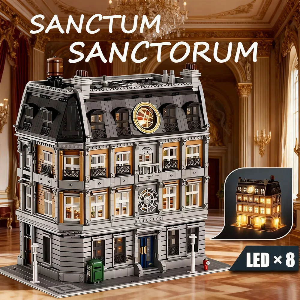 

IN STOCK 6632Pcs Mystic Magic Sanctum Building Blocks Large Gothic Model Bricks High-difficulty assembly Toy Kids Gift