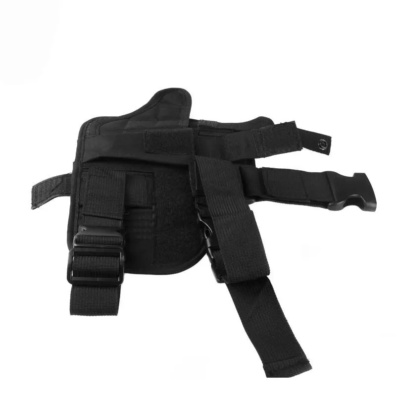 Universal left and right pistol holster tactical tornado leg style thigh holster hunting air gun Glock pistol clip bag