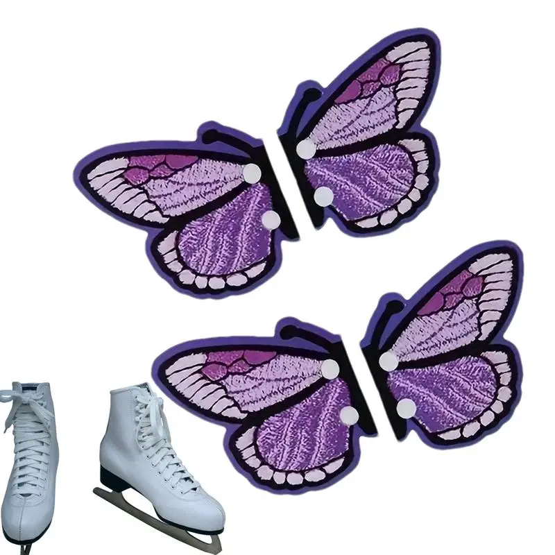 

Shoe Lace Charm For Women Butterfly Wings Decorative Charm 4 Pcs Waterproof Shoe Decoration Charm Roller Skate Accessories