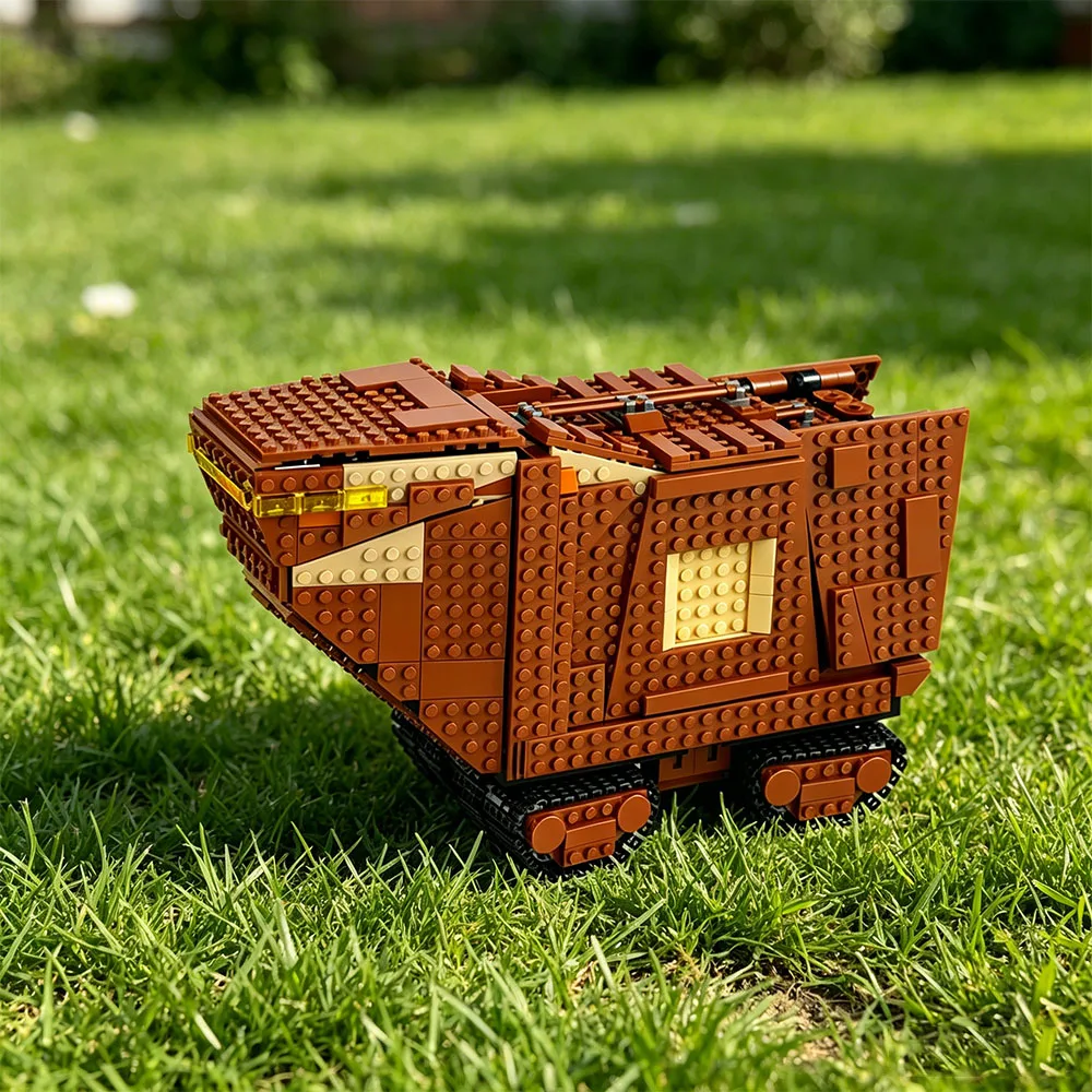 

НОВЫЕ конструкторы MOC: Модель транспортного средства для перевозки отходов и укреплений, игрушки-конструкторы, подарки для праздников и вечеринок