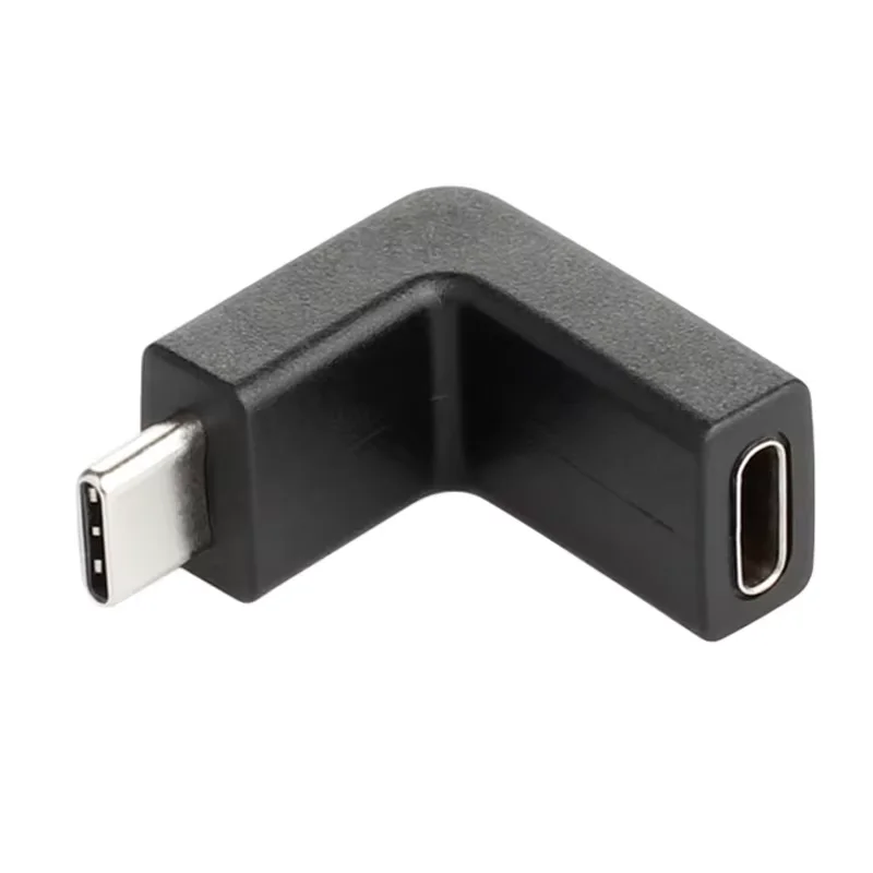 10Gbps USB-C Port Male to Female adapter Side Bend Left Right Angle Protected Card USB 3.1 Type-C For Macbook Pro 2024 DELL