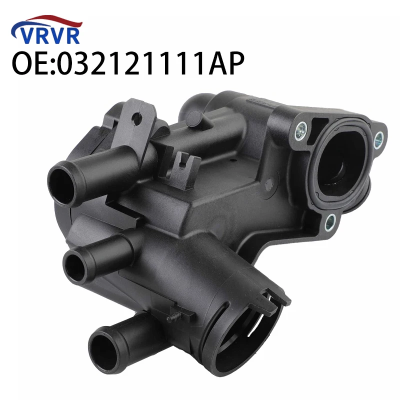 VRVR 032121111AP Engine Coolant Thermostat Housing 032121111BG 032121111AN for VW Caddy II Mk Flight Golf Mk3 Lupo Polo