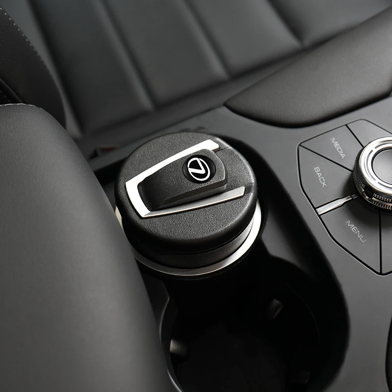 

Наклейка на автомобиль для Lexus F SPORT ES RX NX LS UX LM LX GX LC RZ IS CT GS RC HS SC TX LBX, светодиодная LED-подсветка для автомобильной пепельницы, подставка для пепла, аксессуар для интерьера автомобиля