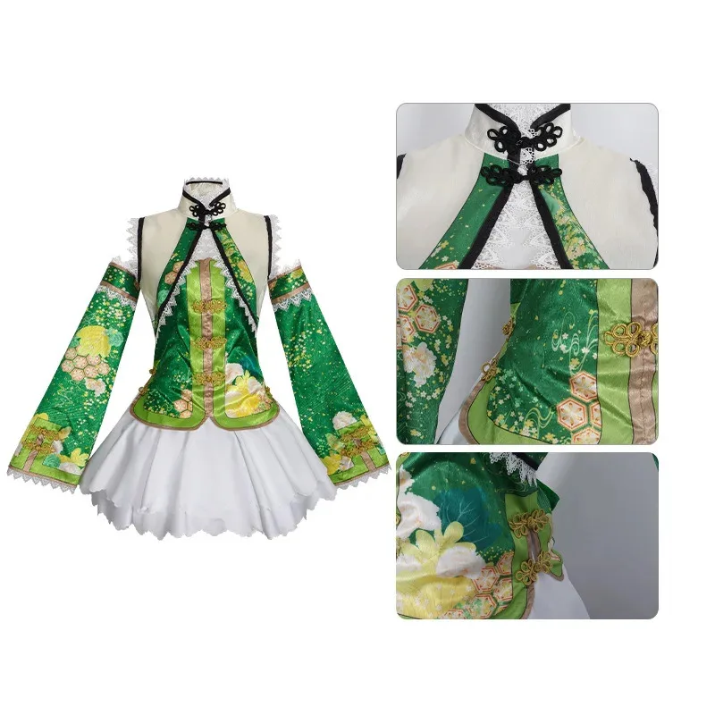 

Anime Lovelive Koizumi Hanayo Awakening Costumes Cheongsam Woman Chinese Dancing Dress Costume Cosplay 5ftu^