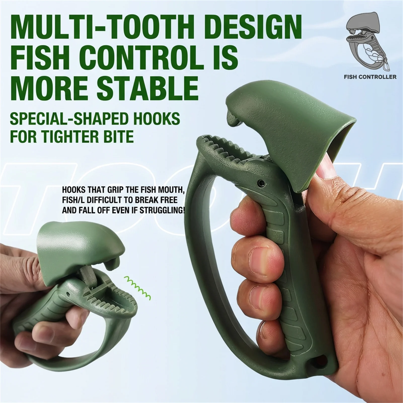 

12.7cm Jaw Fishing Pliers Aluminum Alloy Fish Lip Gripper Tool With Rubber Teeth For Catch Release Portable Fishing Gears