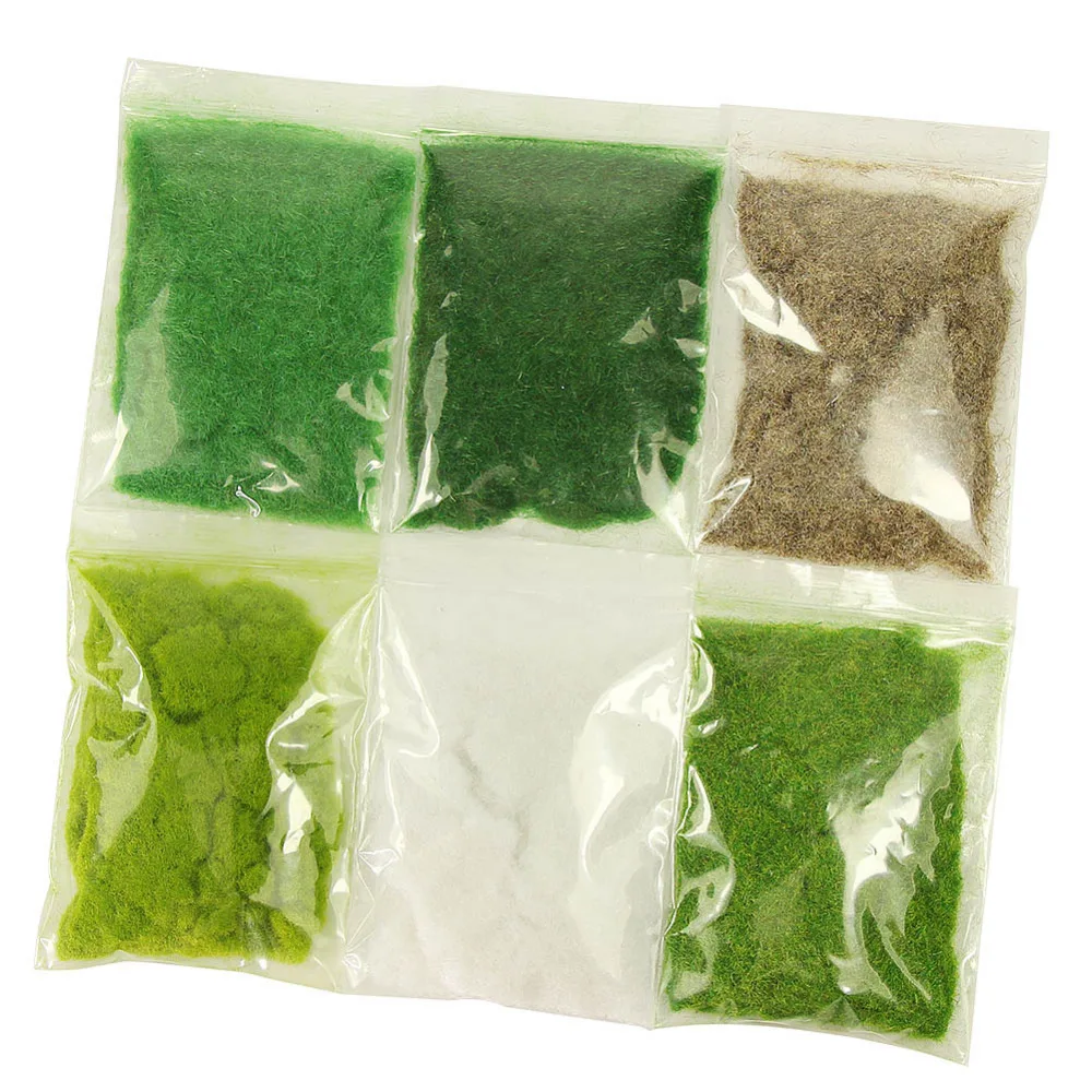 3mm Miniature Terrain Lawn Static Grass Flock Powder  For Railway Artificial  Wargame Landscape Scenery Diorama