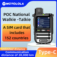 MCTOLOLA Global 4G 5G Walkie Talkie with Long StandbyVoice Encryptionand Unlimited Distance Connection to 152 Countries