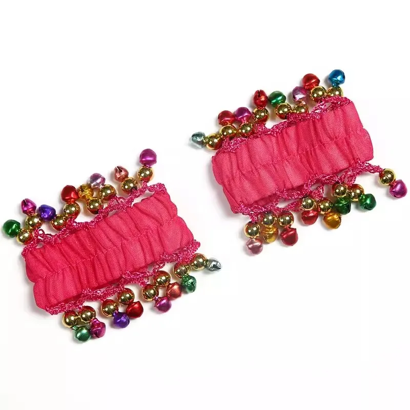 Customized Children's Belly Dance Bracelet Accessories Performance Accessories Handmade Girls Chiffon Bell Bracelet