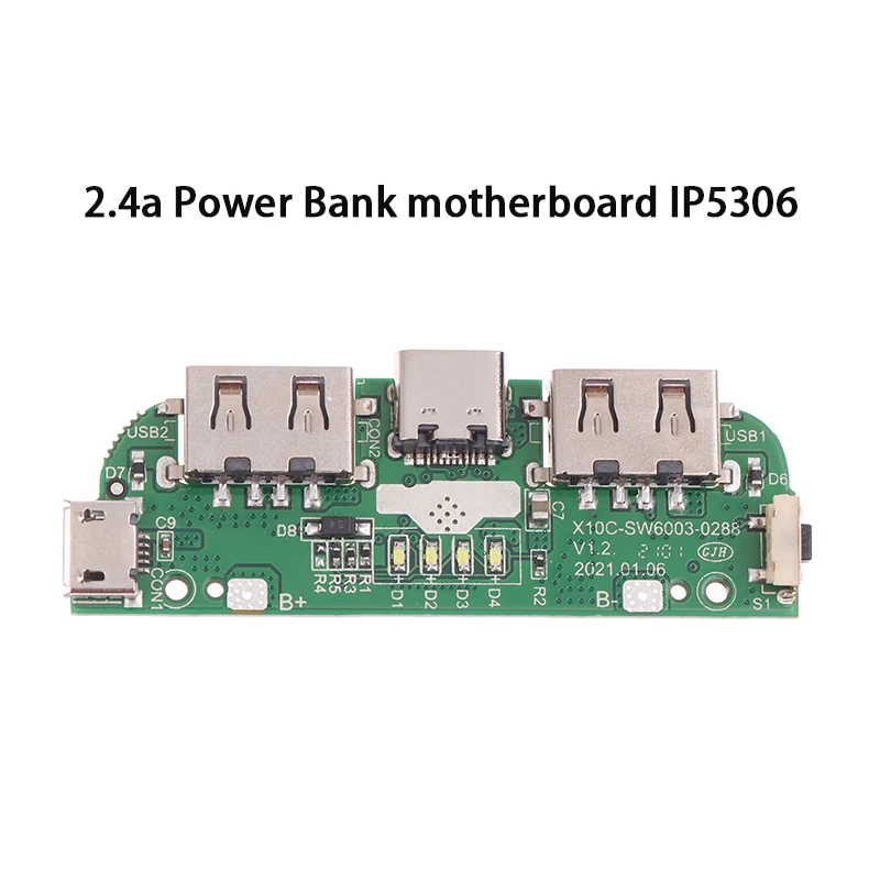 High Quality Type-C Dual USB Battery Charger Board SW6003 Circuit Board Mobile Power Bank DIY Accessories For Phone