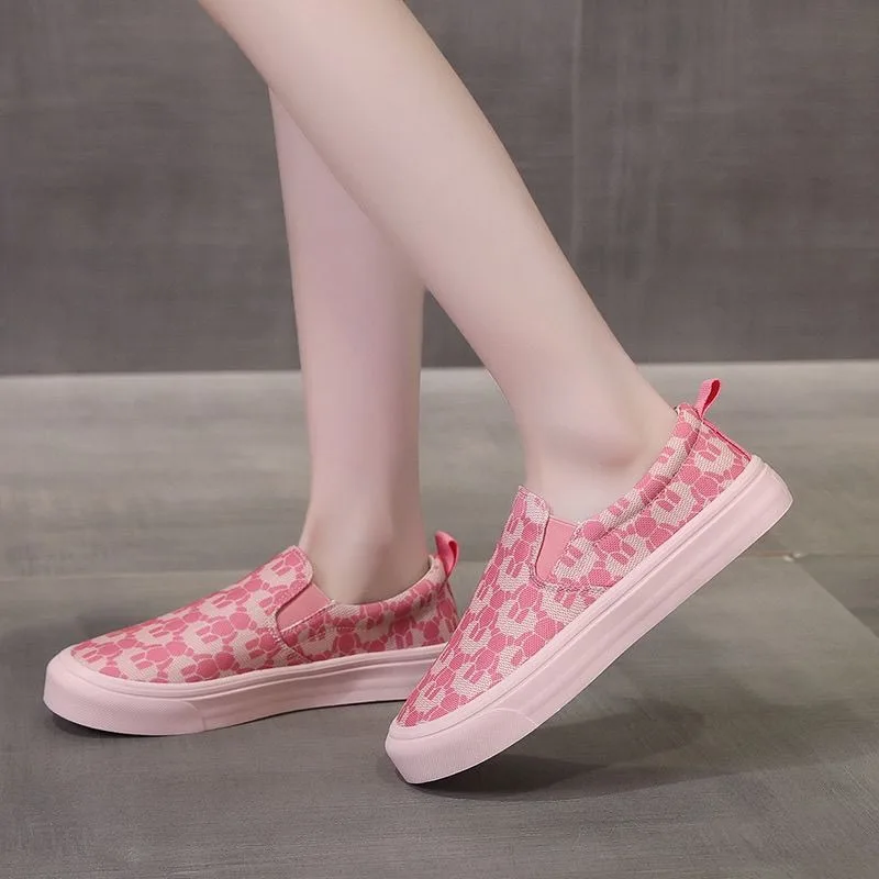 bear loafers women designer shoes slip-on canvas shoes woman casual deportivo breathable unisex
