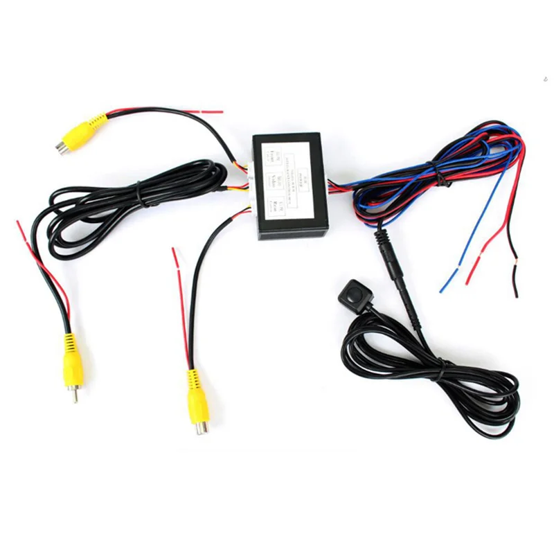 

Intelligent Control Box Two Channels Available for Car Camera Video Automatic Switch Connecting Front Side Rear Cameras