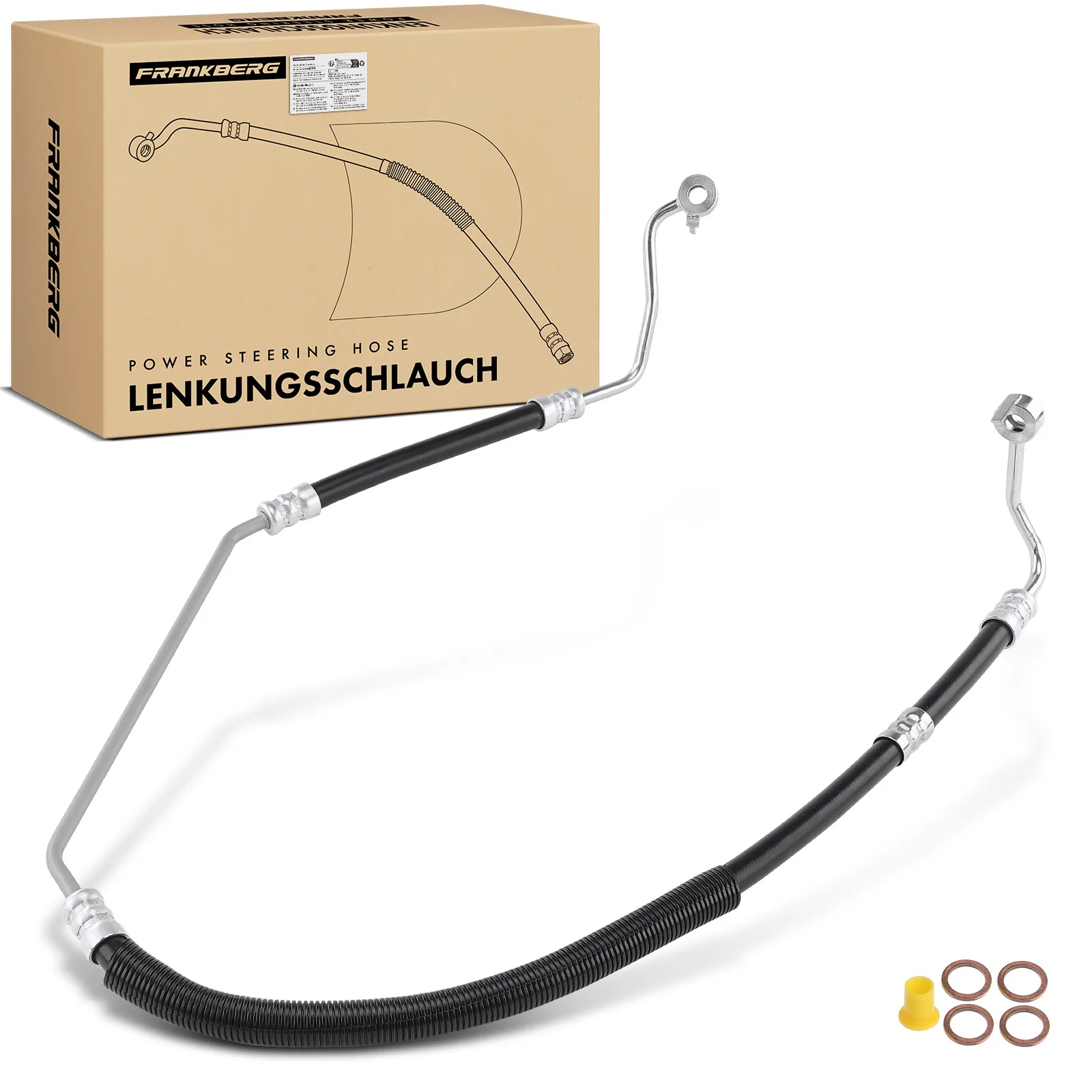 Frankberg 1x tuyau de direction assistée pour Mazda 6 GG GY 1.8L 2.0L 2.3L 2002-2007 GJ6A32420E 3405493 58621