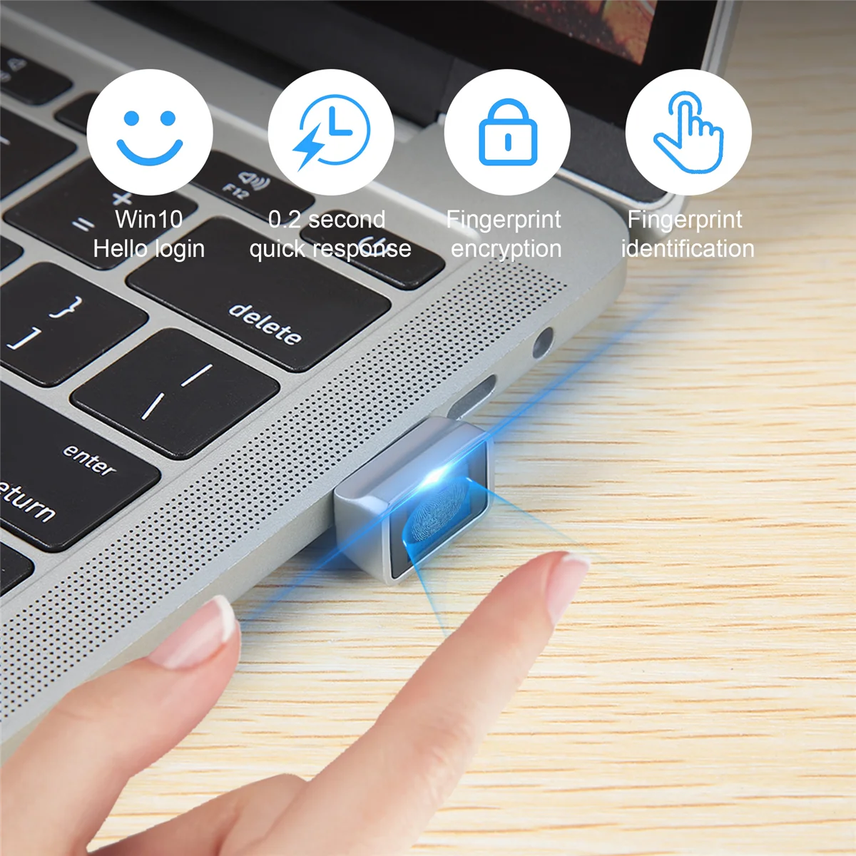 【Livraison Rapide】قارئ بصمات الأصابع