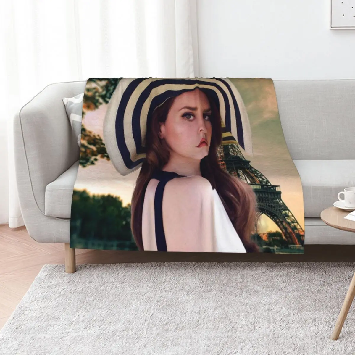 

lana del in paris ray 2020 siangrabu Throw Blanket Loose valentine gift ideas Multi-Purpose sofa bed Blankets