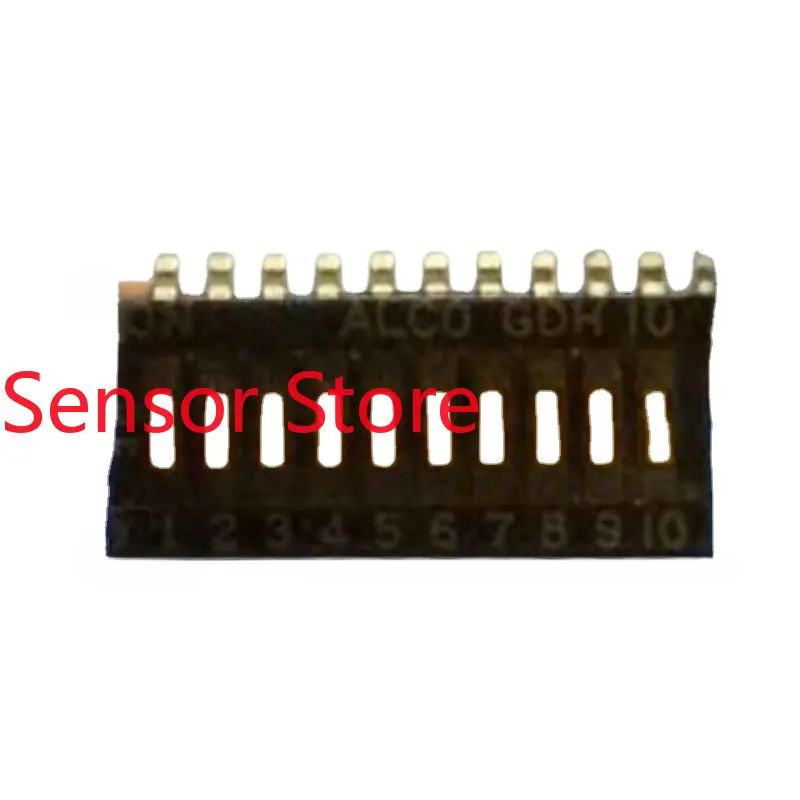 

10PCS GDH10S04/1-1571983-3 DIP Switch 10-digit 10P 2.54mm Film