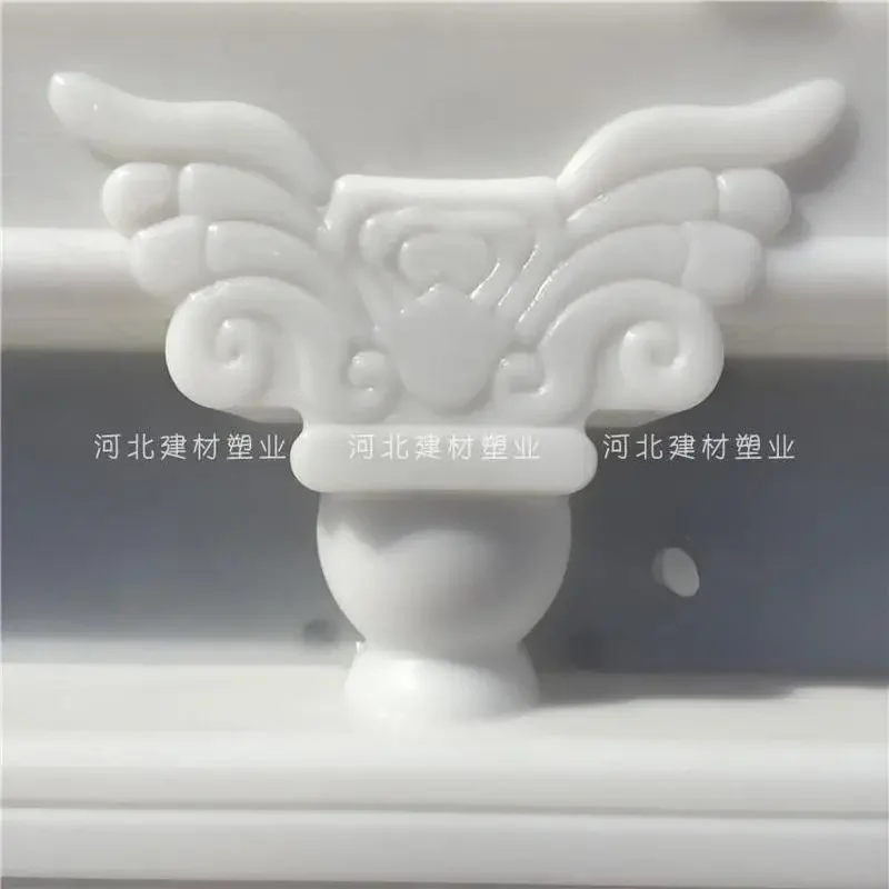 Retro Cement Railing Flower Brick Mould Making Garden Decoration Mold Carving Anti-Slip Concrete Plastic Paving Molds 62x43x6cm