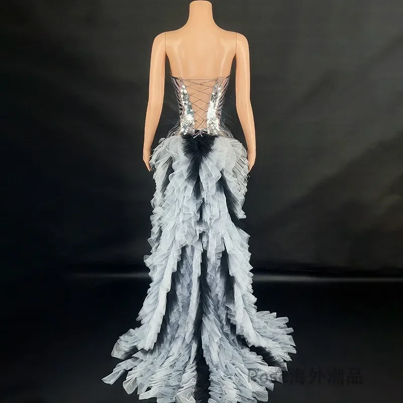 Luxury Evening Dress Host Singer Stage Performance Costume Party Show Runways Birthday Prom Celebrate Outfit