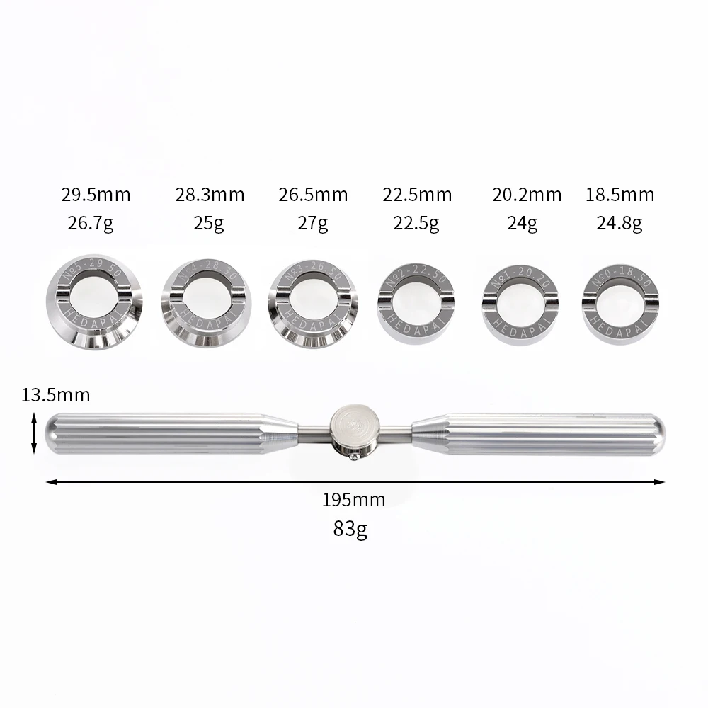 5537 6-head Watch Opener for Rolex for Tudor Watch Opener Repair Tool Kits for Grooved Screw Bottom Gear Opening Watch Back Case