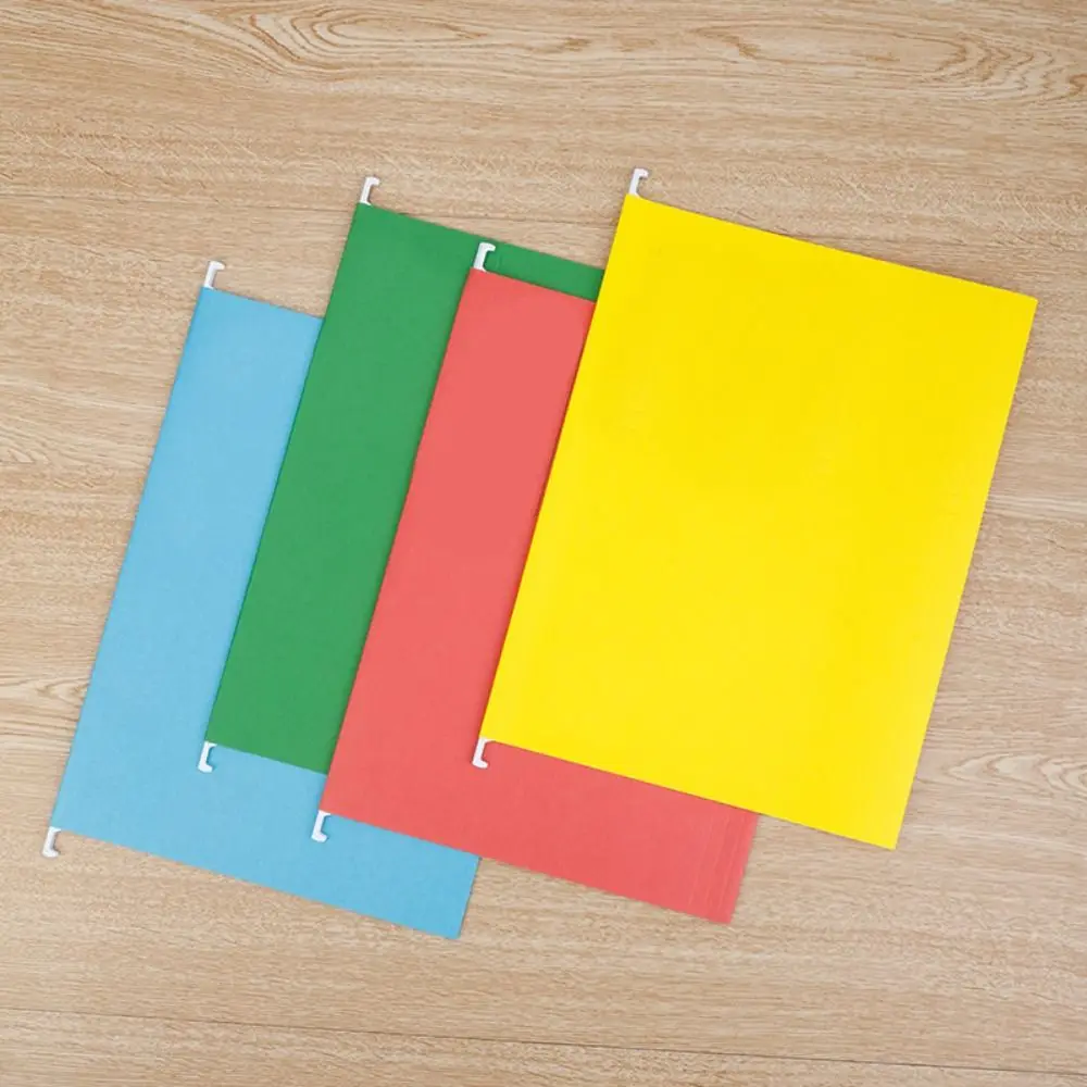 10PCS A4 Hanging File Folder Letter Size Paper Hanging File Organizer Portable Large Capacity Hanging Document Clip Home