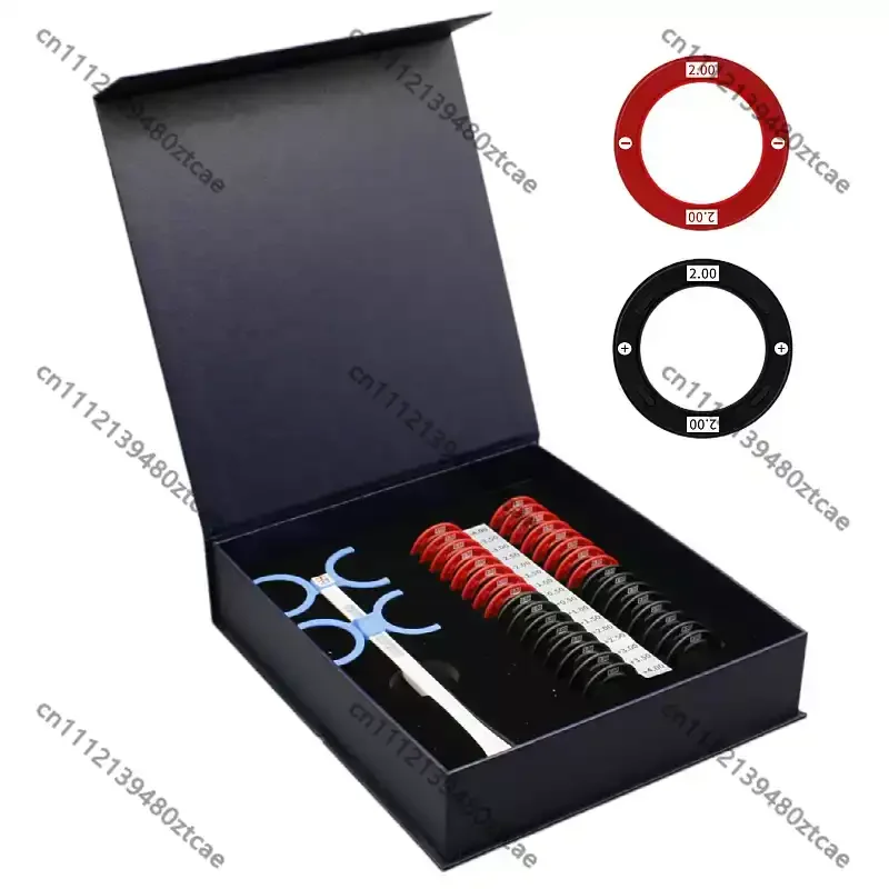 Accommodation Training Insert Set Double‑Sided Butterfly Flip Mirror Binocular Vision Accommodation Inspection Optometry Tool