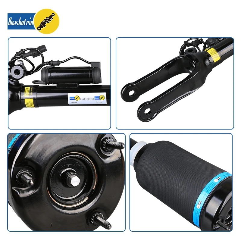 دعامة ممتص الصدمات الهوائية A1643206013 لسيارة Mercedes-Benz ML GL-Class W164 Front LR مع صدمة تعليق هوائي ADS #5