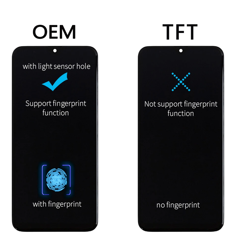 Super AMOLED Display LCD Touch Screen Digitizer Assembly, Peças De Reparo Com Frame, A405F, SM-A405FN, DS