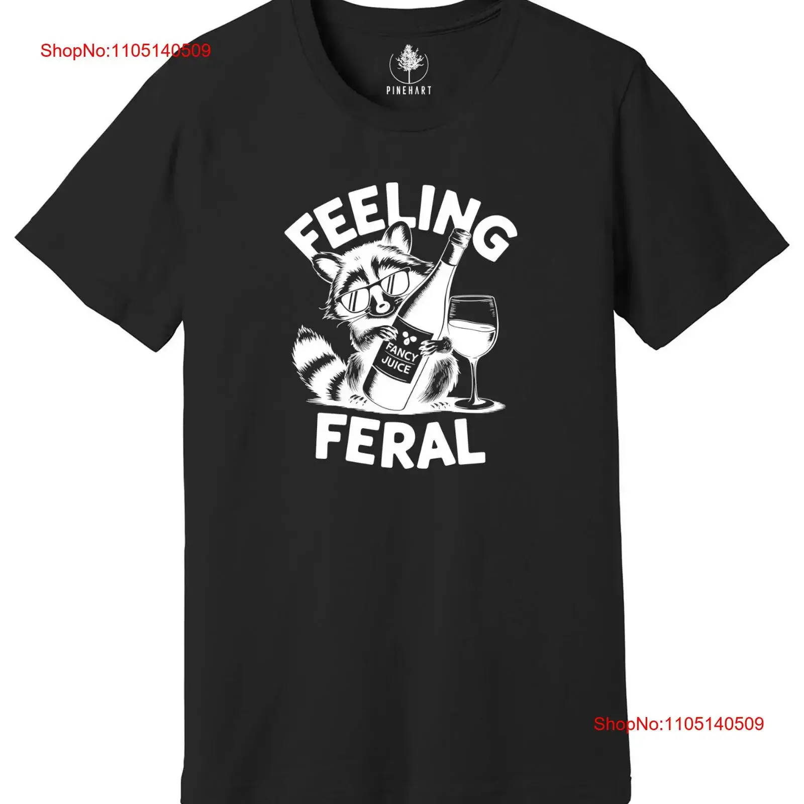 الشعور Feral تي شيرت مضحك الراكون ميمي أمي العقلية خمر غسلها أعلى لارتداء اليومي عارضة أنيقة الرسم تنوعا #1