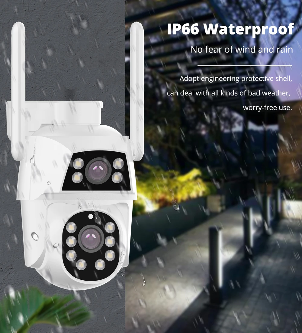 ShooCam 6MP AOV 24H 4g Sim Card Indoor Outdoor Security Cctv Cameras Powered 5G/2.4G Wifi Surveillance Ptz Power Solar Camera