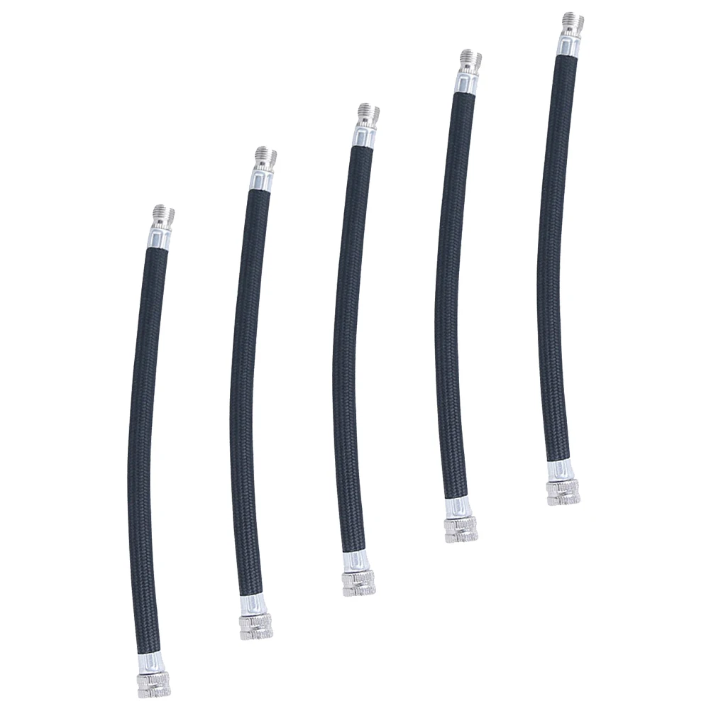 

5 Pcs Air Pump Extension Tube Bike Inflator Replacement Hose Bicycle Pumps Tire for Adapter